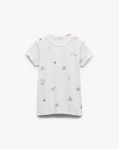 Lucky Charm Graphic Tee - White Multi