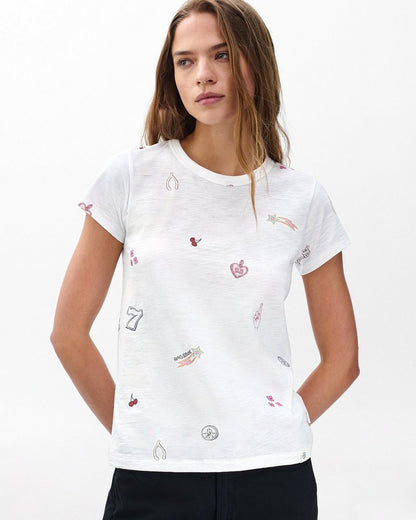 Lucky Charm Graphic Tee - White Multi