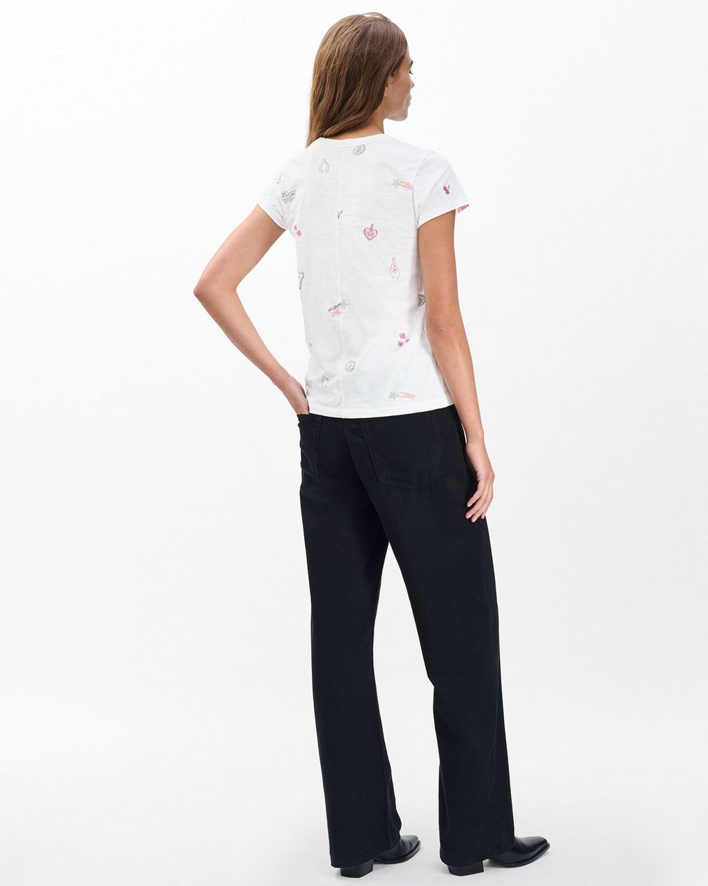Lucky Charm Graphic Tee - White Multi