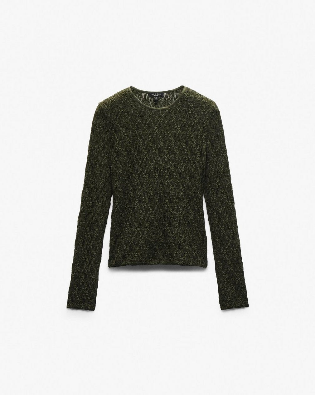 Ellie Lace Top - Army