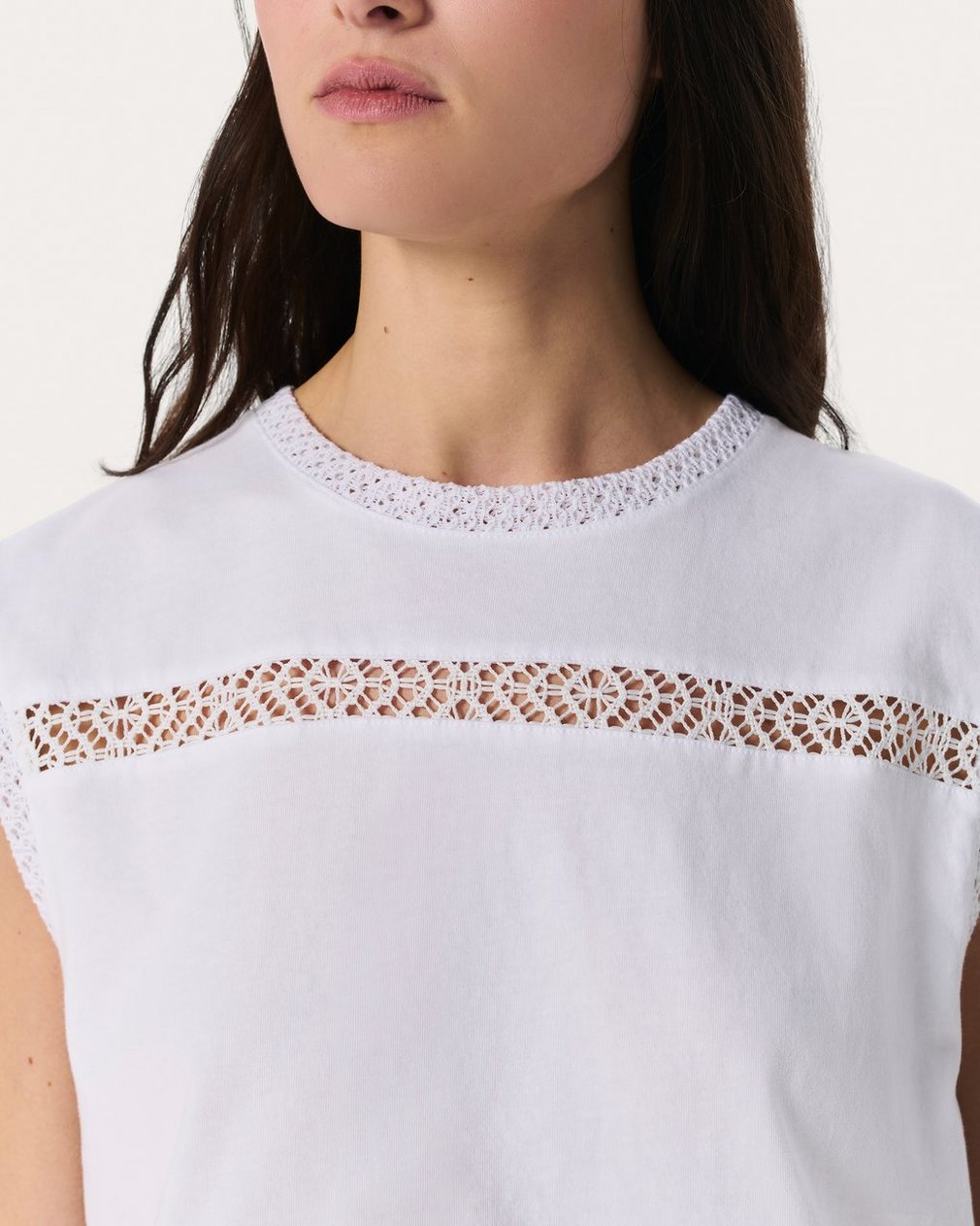 Rosie Muscle Tank - White