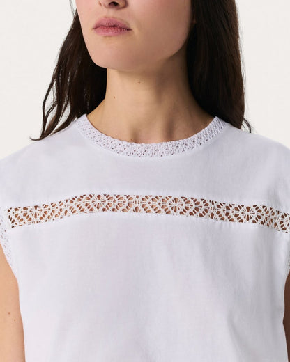 Rosie Muscle Tank - White