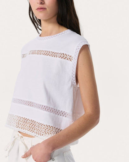 Rosie Muscle Tank - White