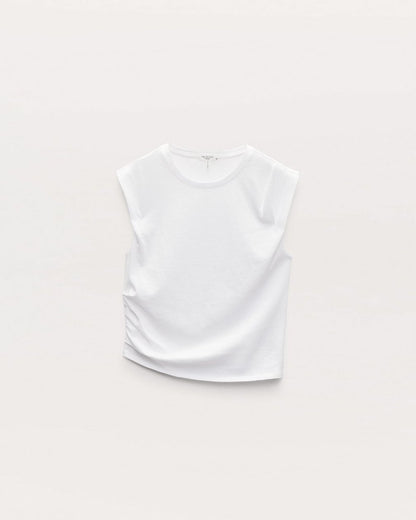 Mica Sleeveless Top - White