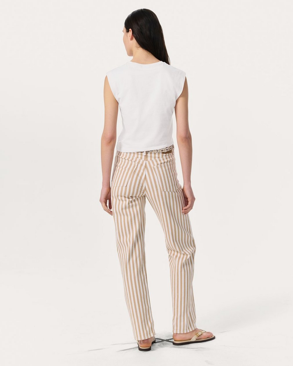 Mica Sleeveless Top - White