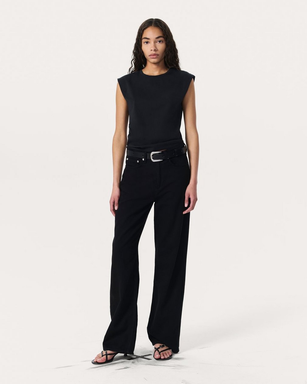 Mica Sleeveless Top - Black
