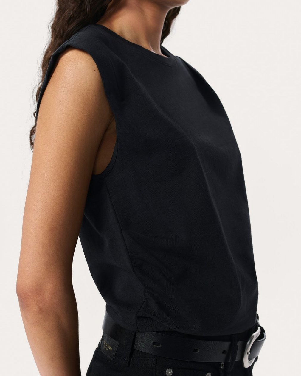 Mica Sleeveless Top - Black