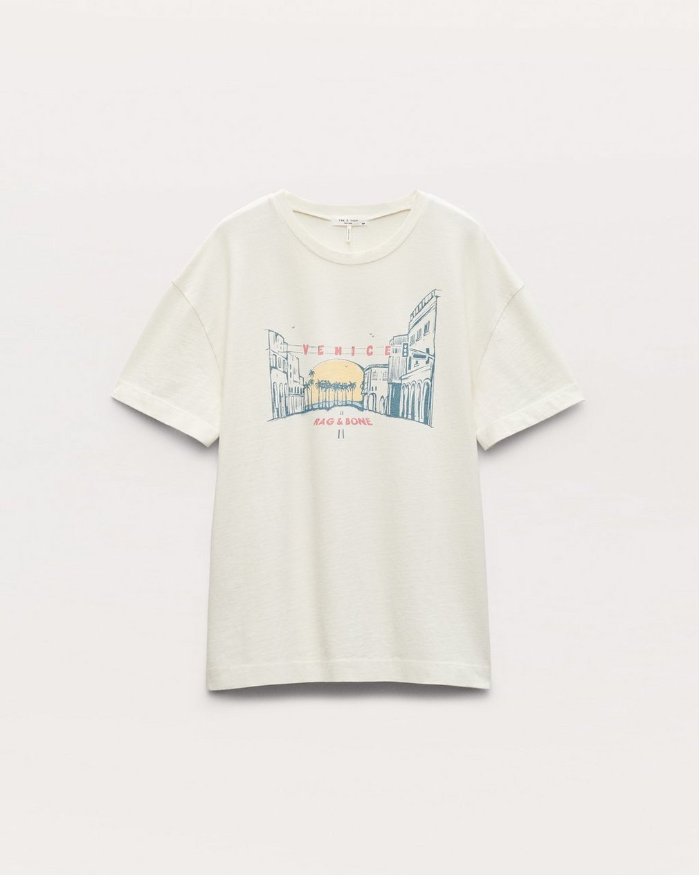 Venice Graphic Tee - Chalk