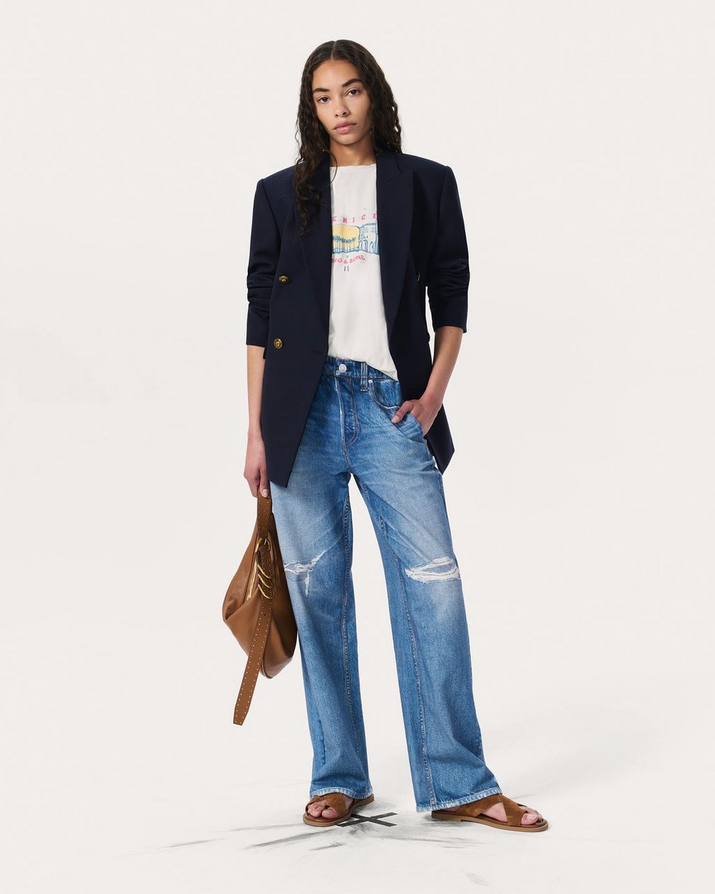 Venice Graphic Tee - Chalk