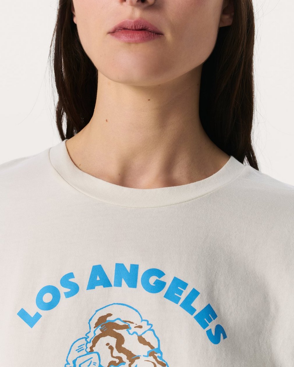 LA Ice Cream Graphic Tee - Chalk