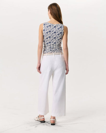 Luca Floral Shirred Tank Top - Salute Multi