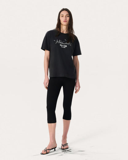 NYC Skyline Graphic Tee - Washed Black