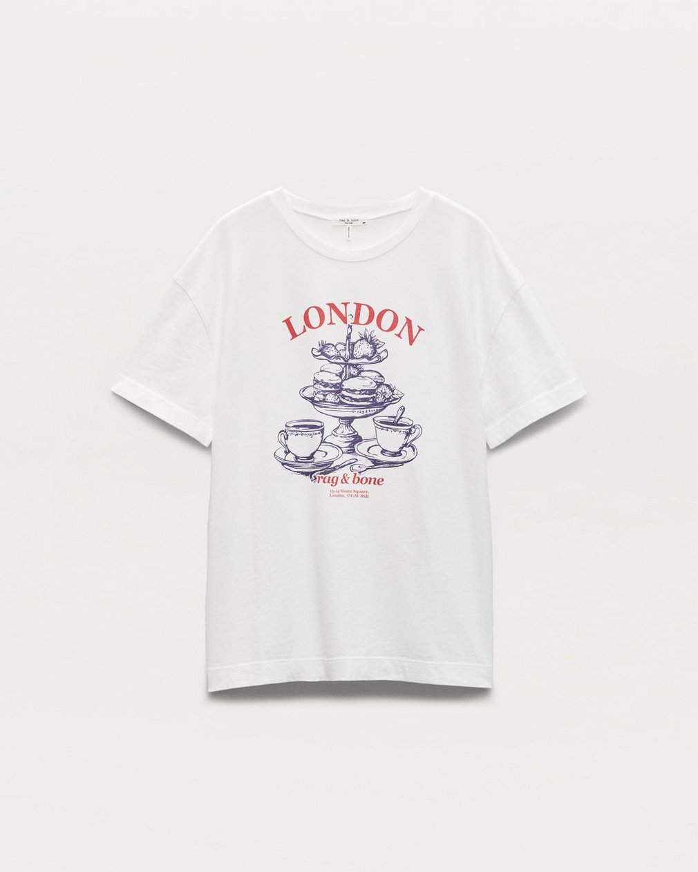London Graphic Tee - White