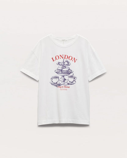 London Graphic Tee - White