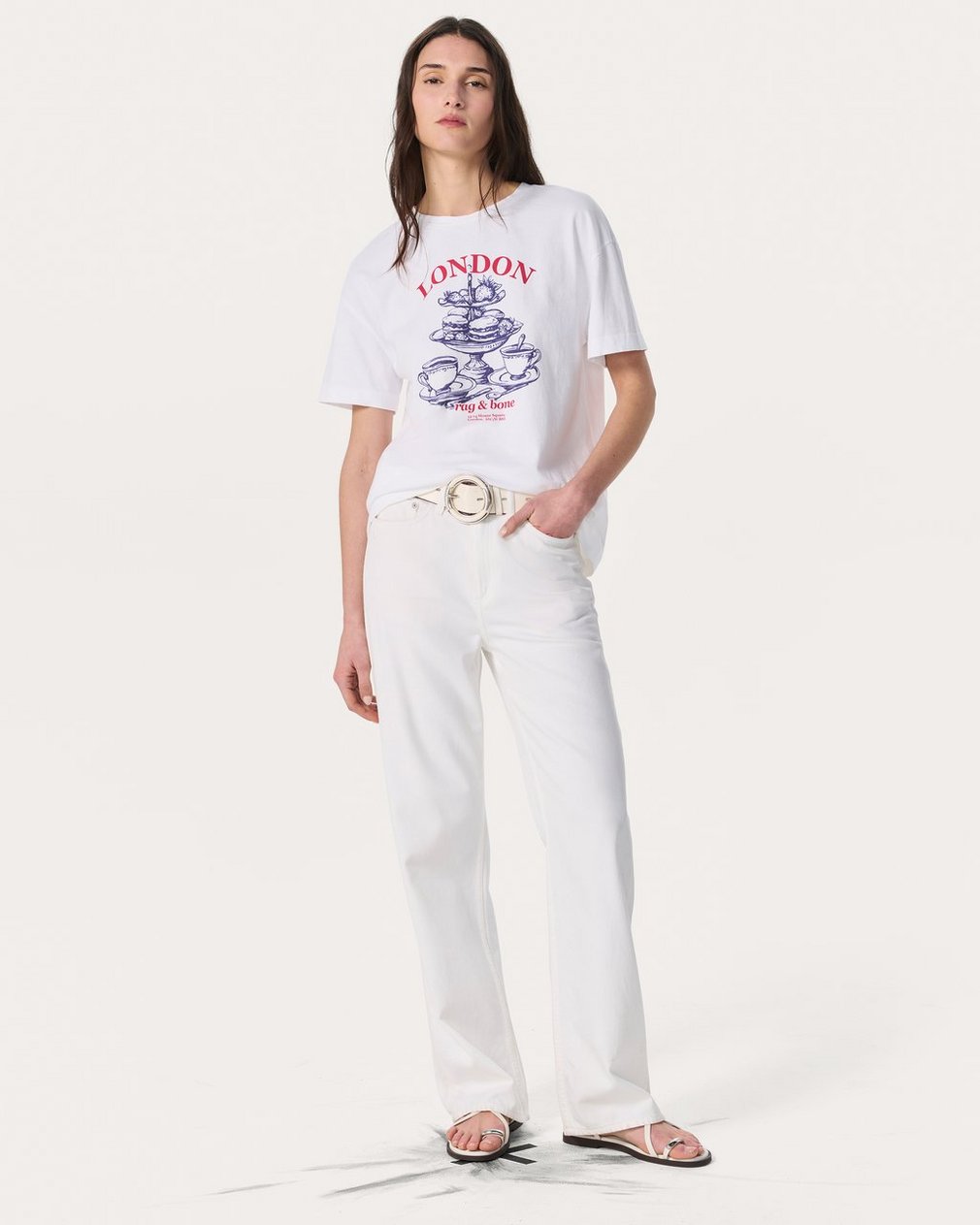 London Graphic Tee - White