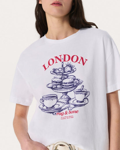 London Graphic Tee - White