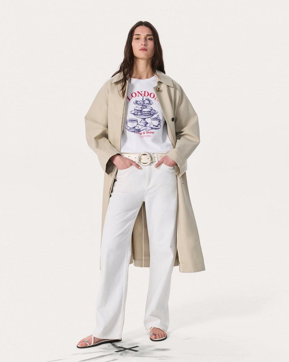 London Graphic Tee - White
