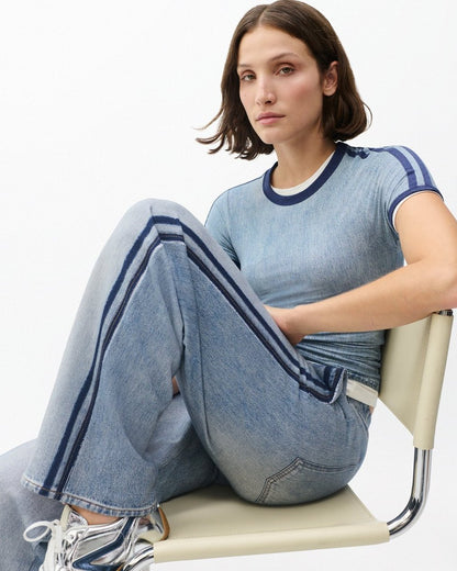 Miramar Wide-Leg Track Pants - Coney