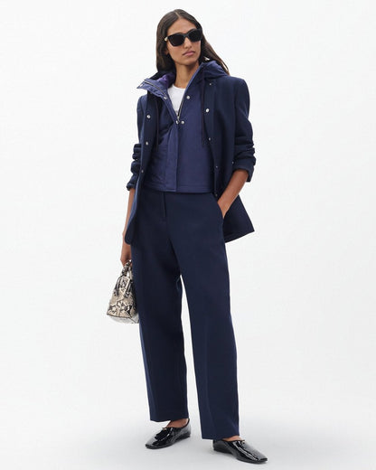 Vicky Tailored Barrel Pants - Sapphire Blue