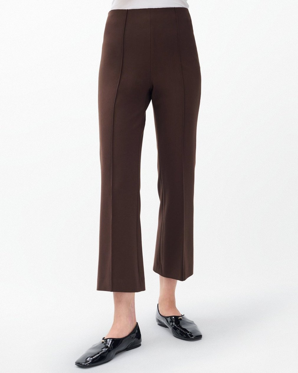 Irina Kick Flare Pants - Coffee