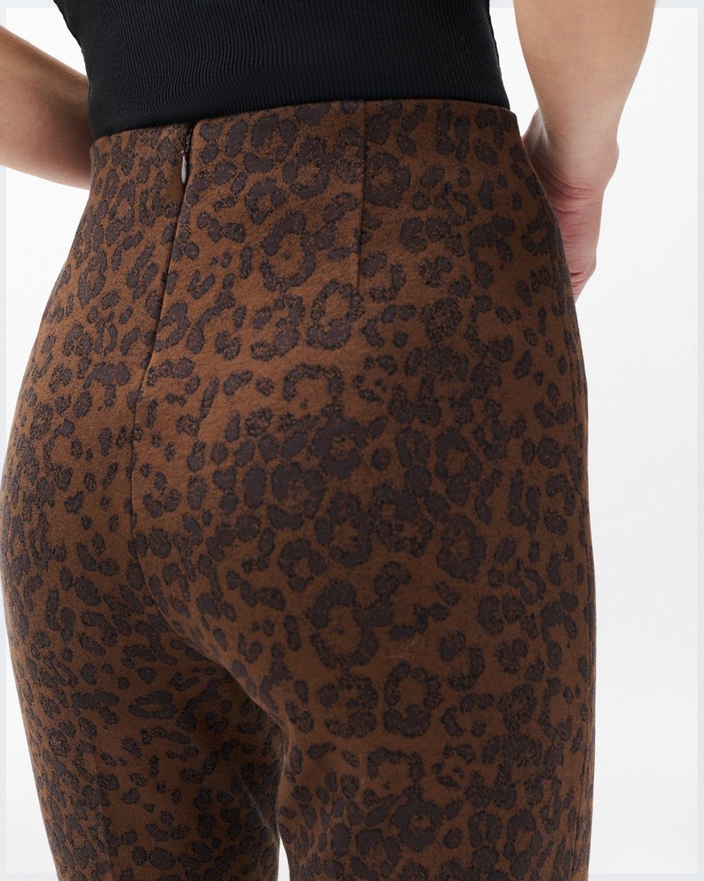 Irina Leopard-Print Kick Flare Pants - Leopard