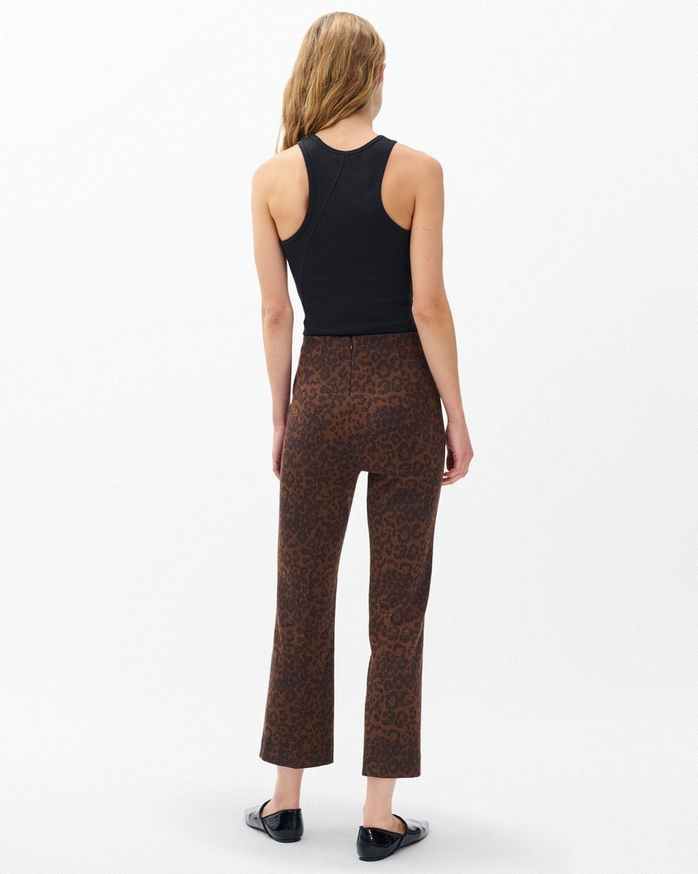 Irina Leopard-Print Kick Flare Pants - Leopard