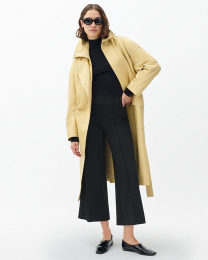 Irina Wide-Leg Culotte - Black