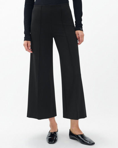 Irina Wide-Leg Culotte - Black