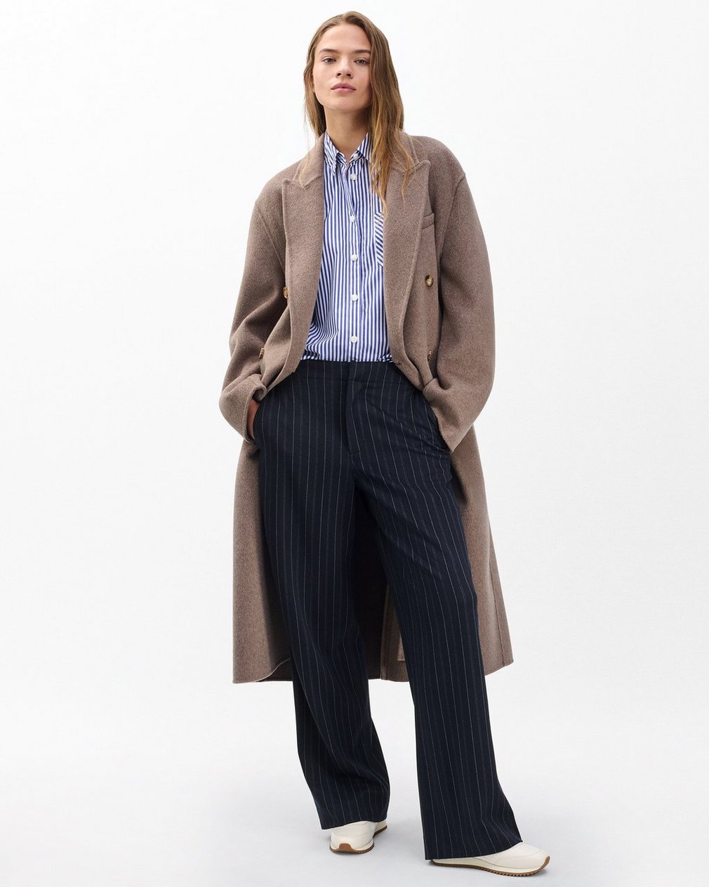 Irina Tailored Pants - Navy Multi