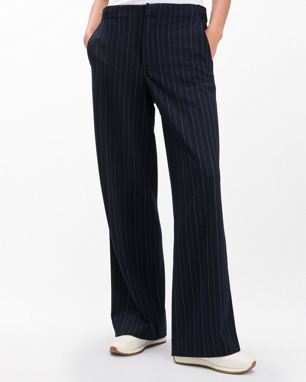 Irina Tailored Pants - Navy Multi