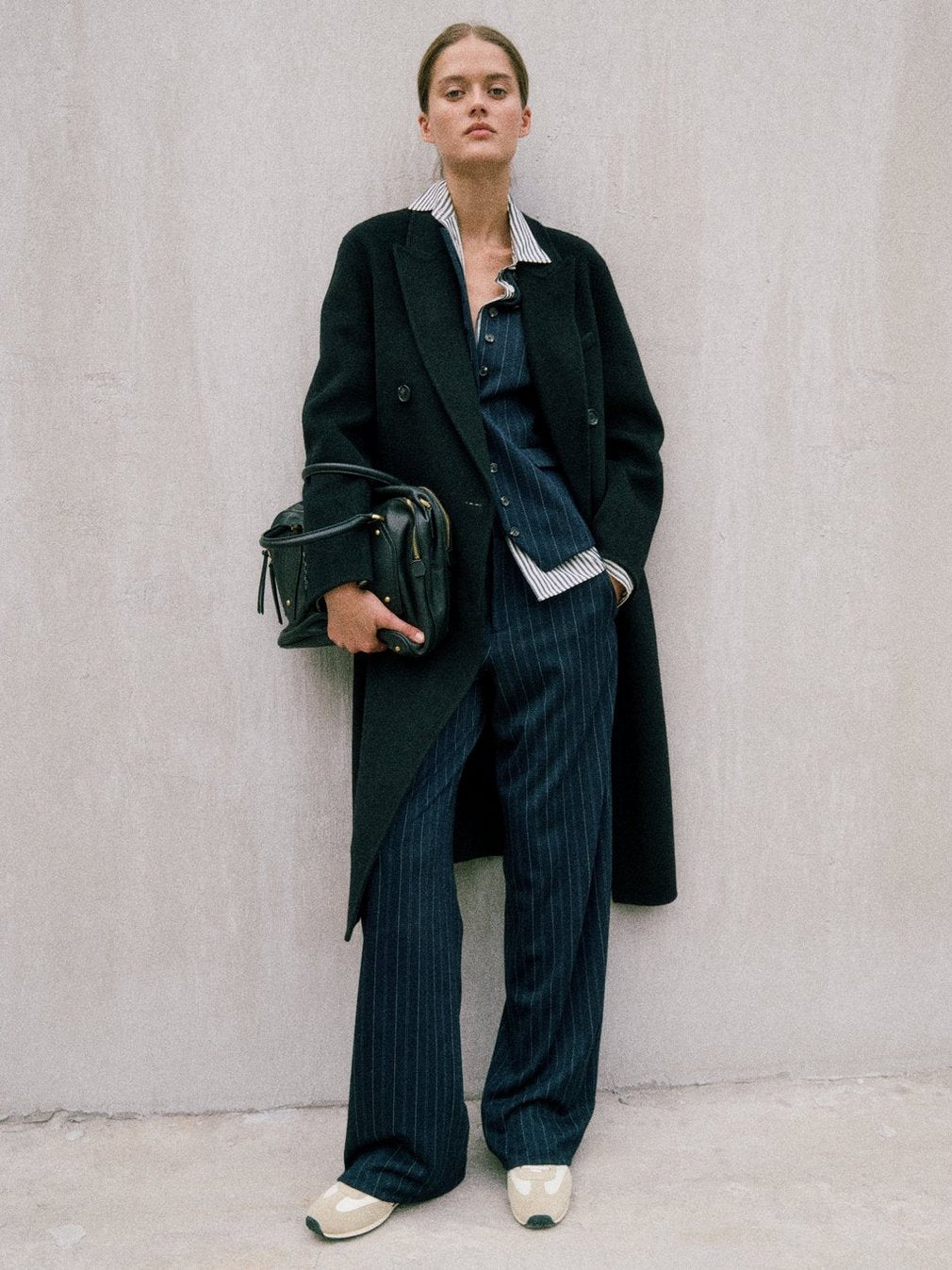 Irina Tailored Pants - Navy Multi