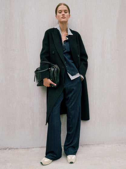 Irina Tailored Pants - Navy Multi