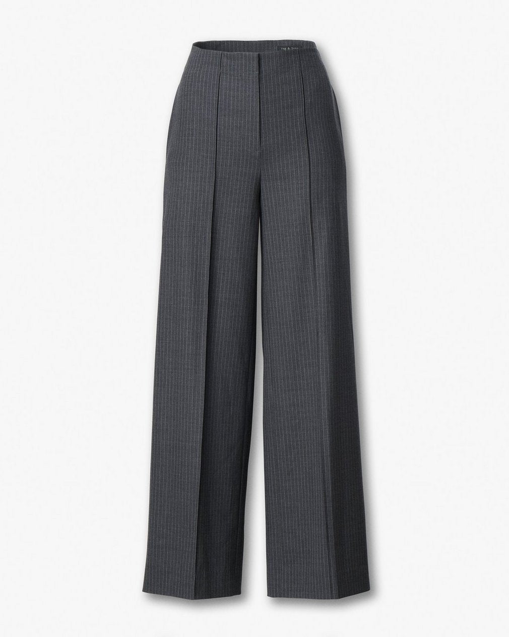 Irina Striped Tailored Pants - Grey Stripe