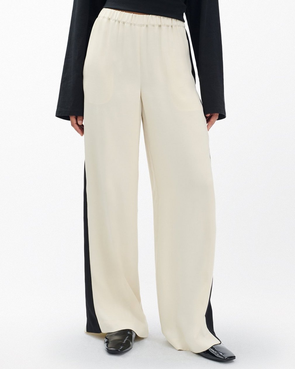 Olivia Striped Pants - Turtledove