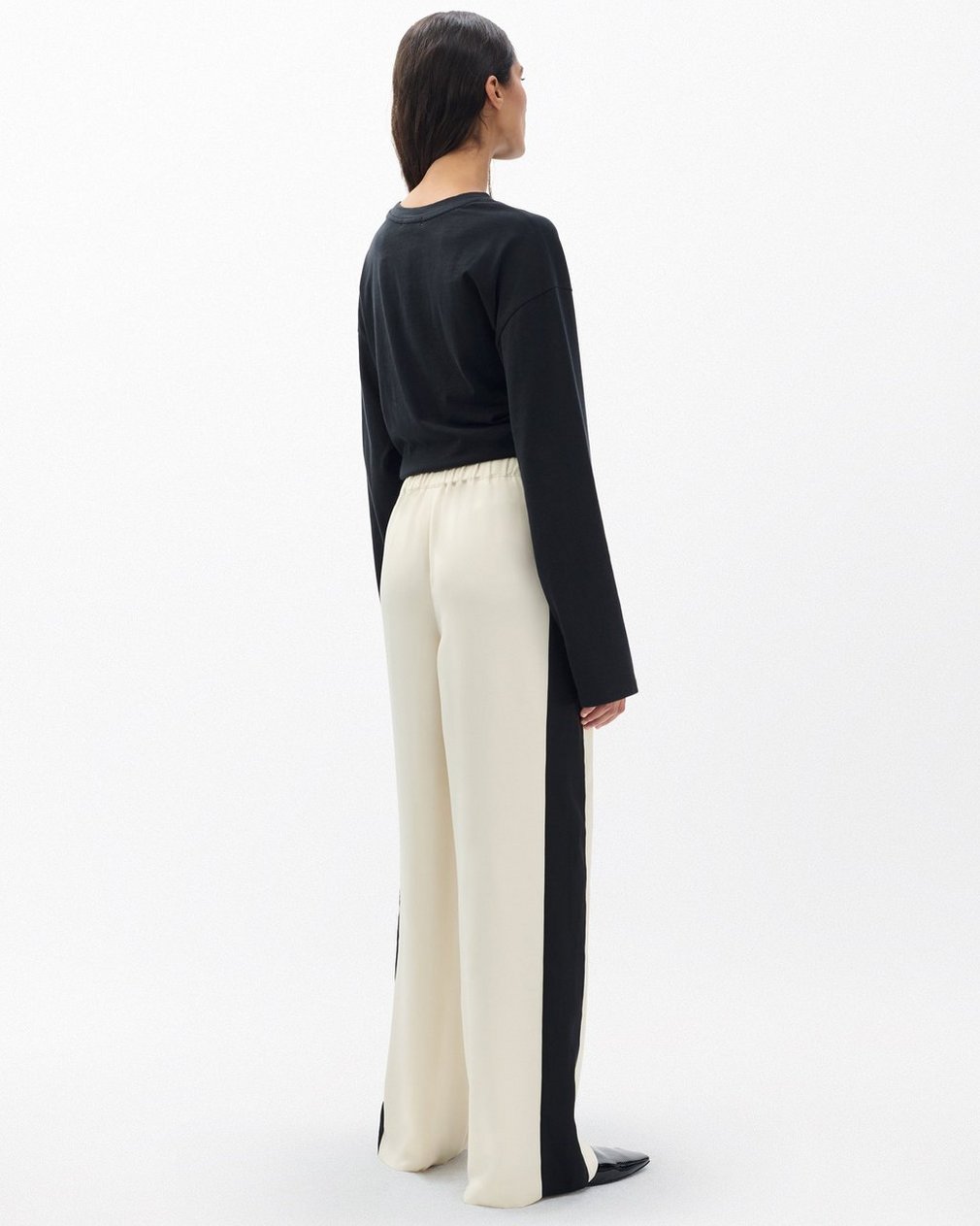 Olivia Striped Pants - Turtledove