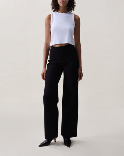 Iris Wide-Leg Pants - Black