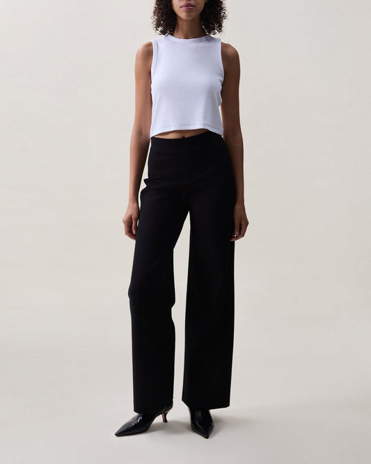 Iris Wide-Leg Pants - Black