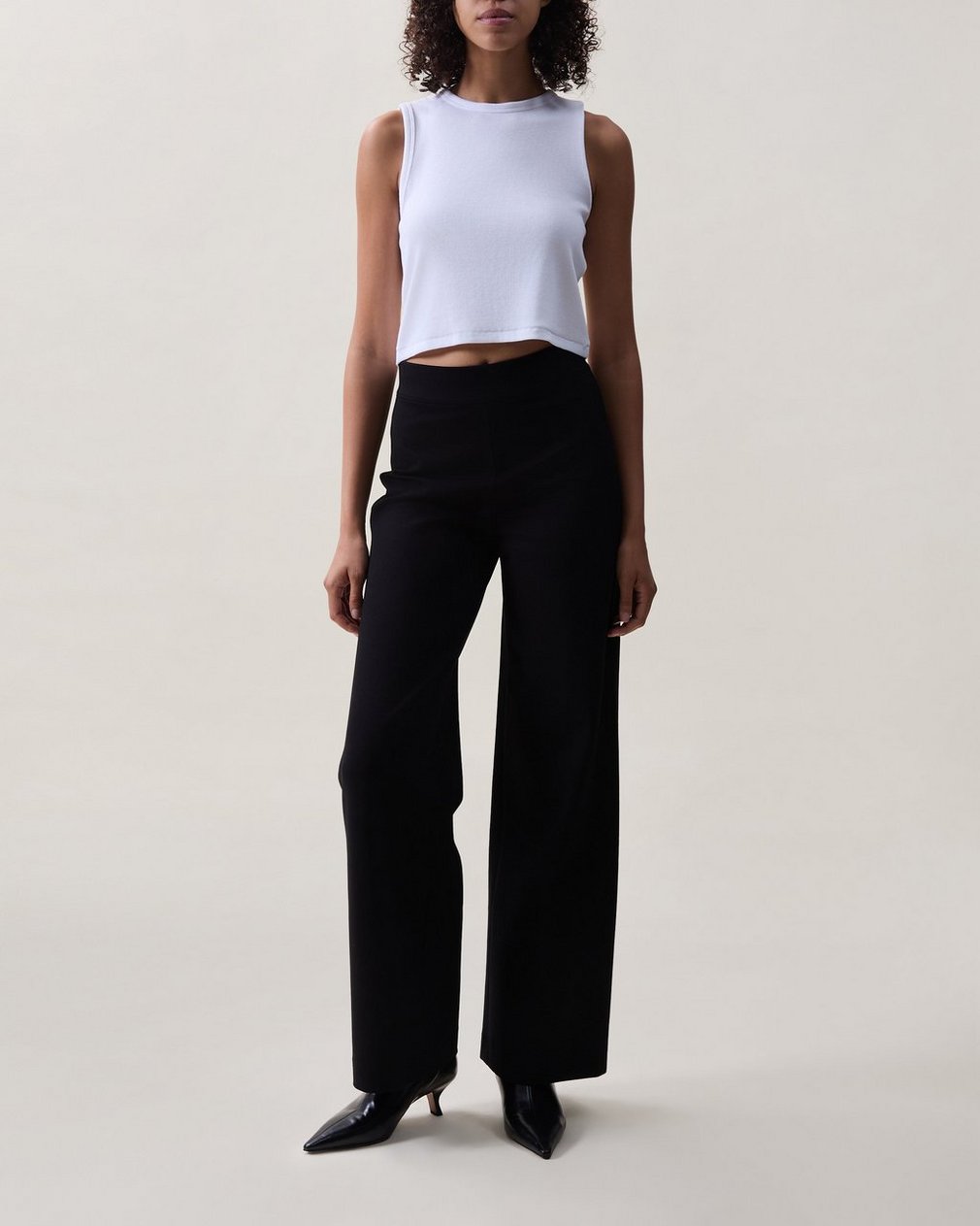 Iris Wide-Leg Pants - Black