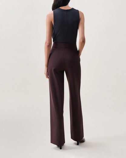Iris Wide-Leg Pants - Espresso