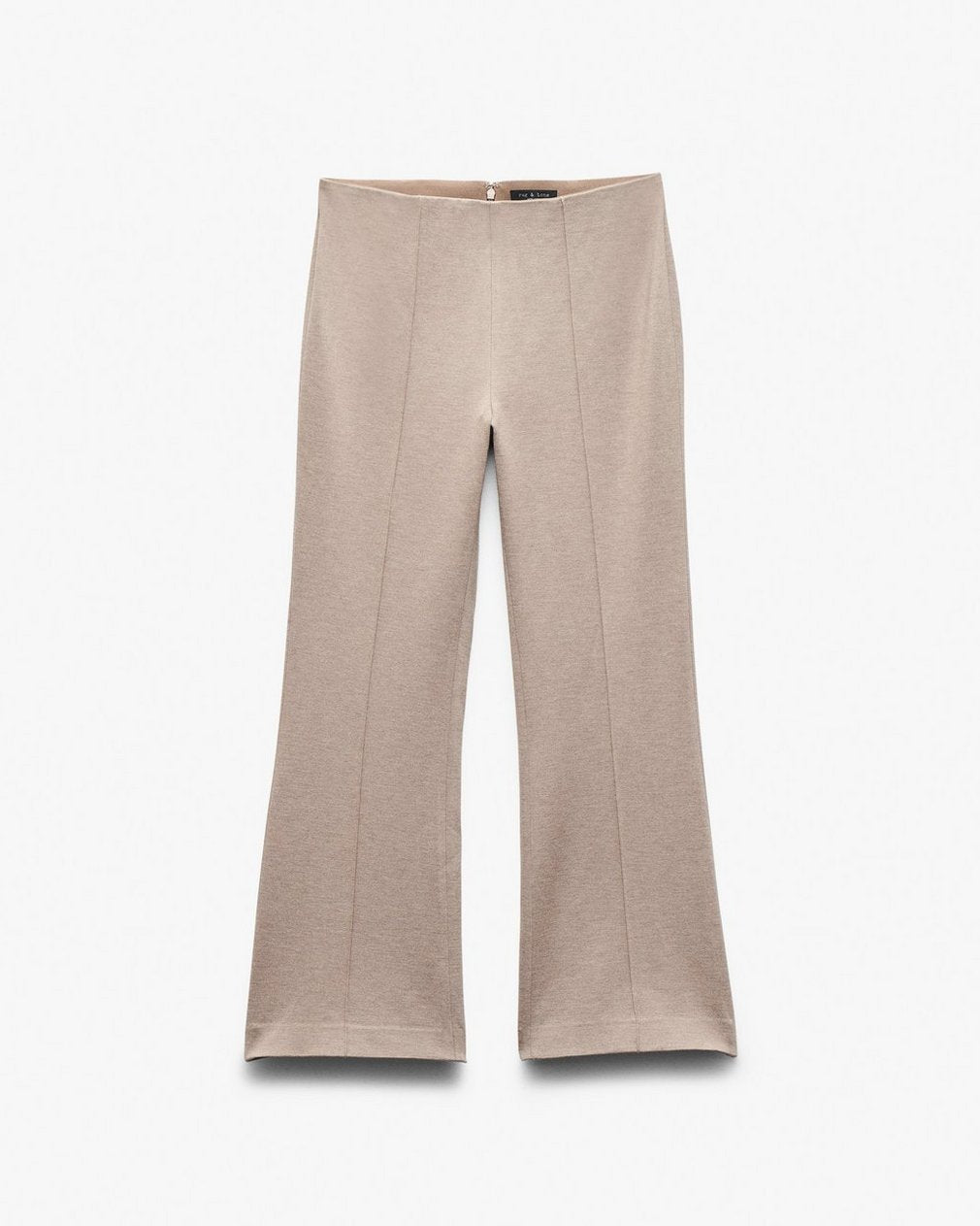 Irina Kick Flare Pants - Heather Oatmeal