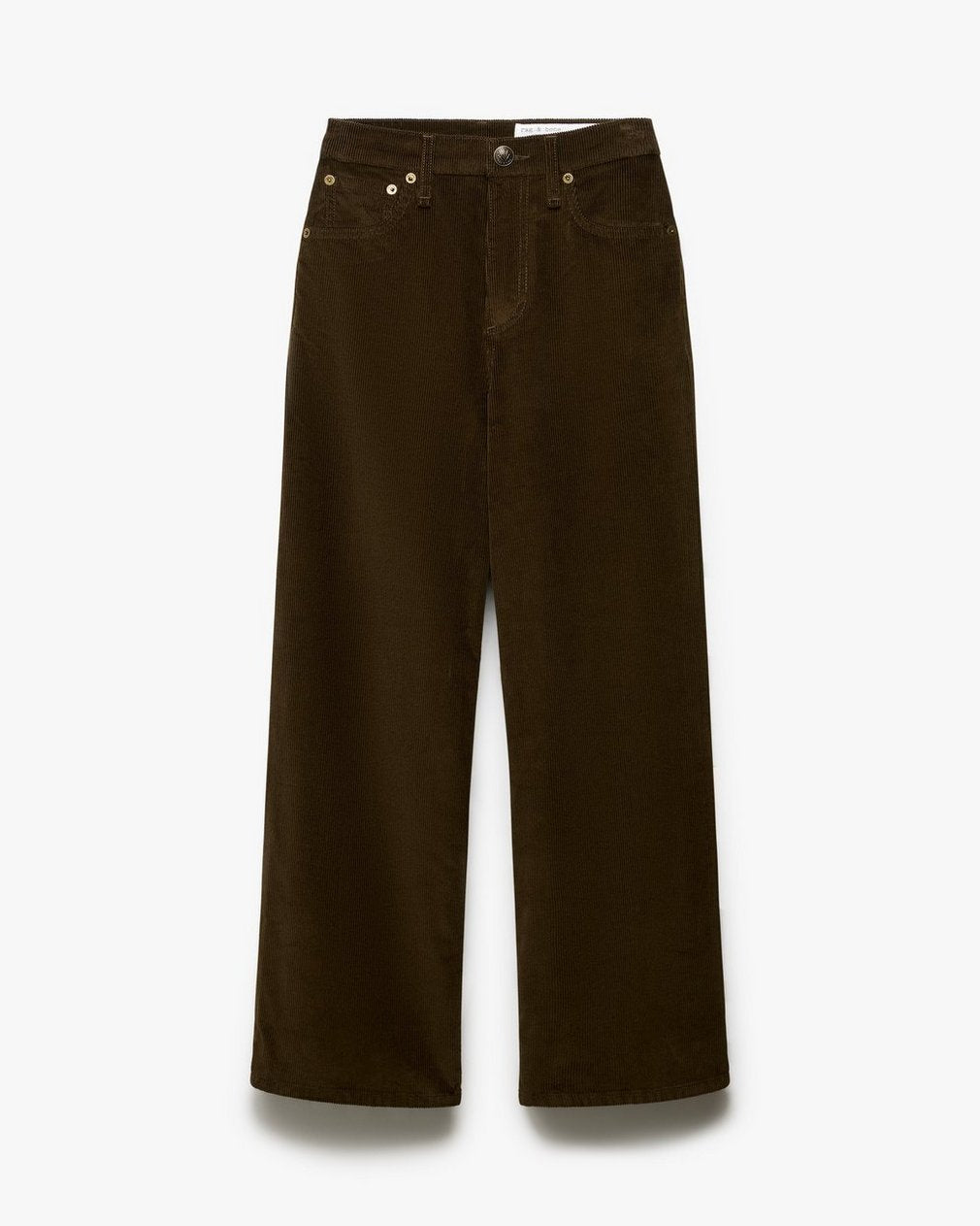 Andi Ankle Wide-Leg Corduroy Pants - Balsam