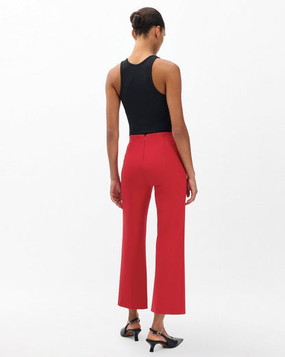 Irina Kick Flare Pants - Dark Cherry