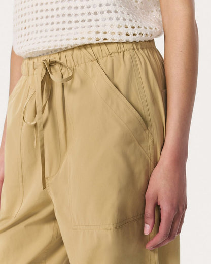 Adina Cotton Pants - Light Brown