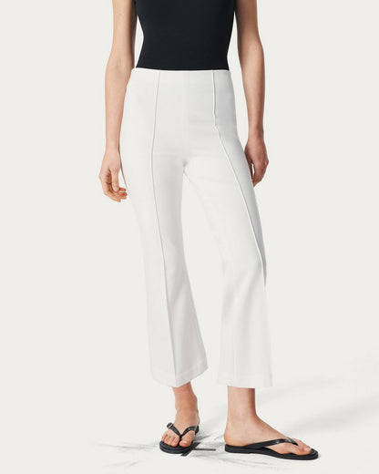 Irina Kick Flare Pants - White