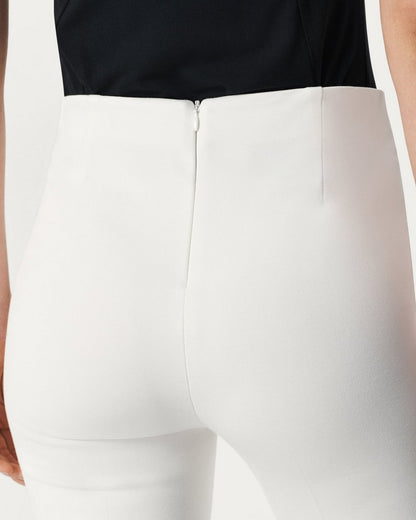 Irina Kick Flare Pants - White