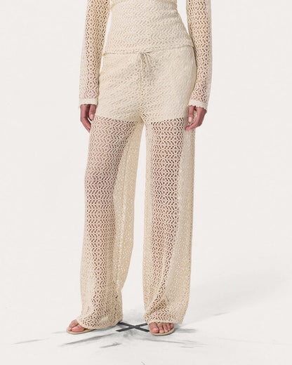 Liv Mesh Pants - Turtledove