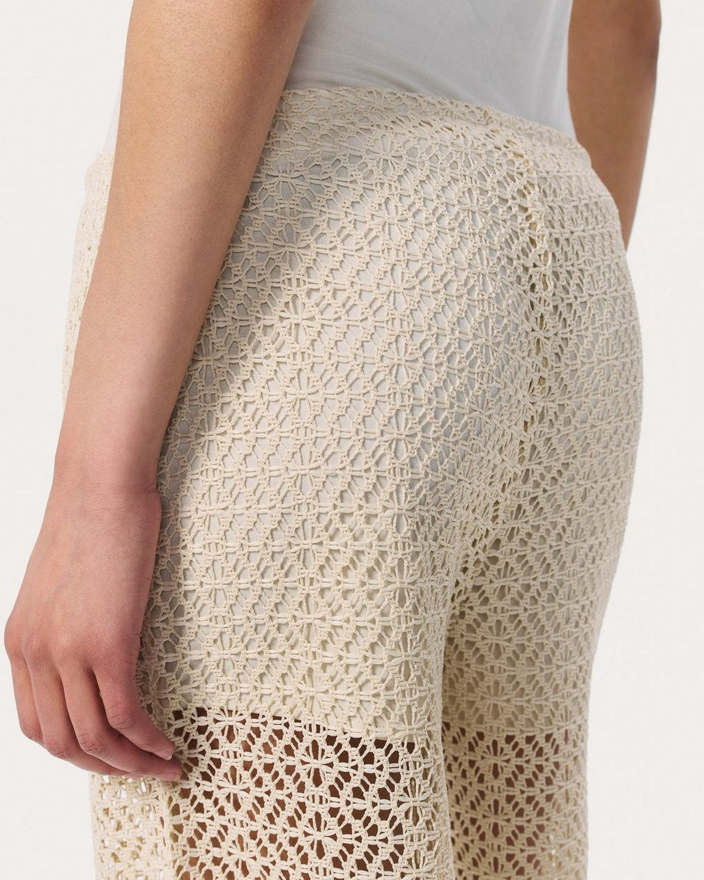 Liv Mesh Pants - Turtledove