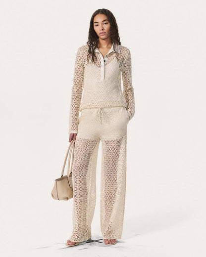 Liv Mesh Pants - Turtledove