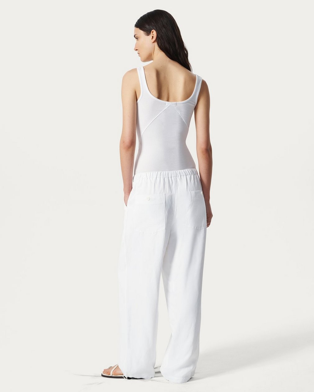 Adina Beach Pants - White