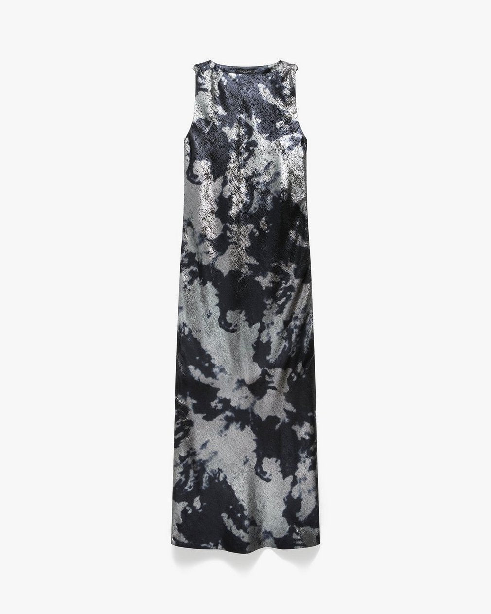 Margaret Metallic Dress - Silver Multi